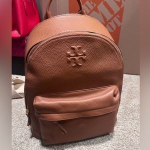 Tory Burch Thea pebbled large backpack